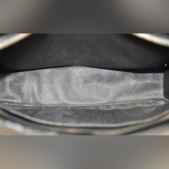 Authentic Louis Vuitton Epi Pochette Homme Clutch Hand Bag Black - Picture 6 of 10